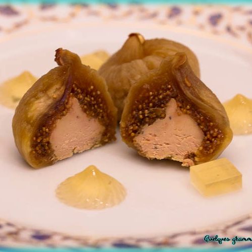 recette de figues farcies au foie gras