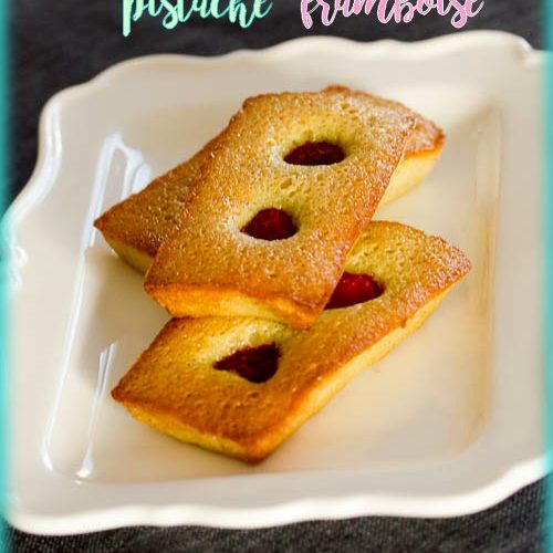 Financiers pistache framboise