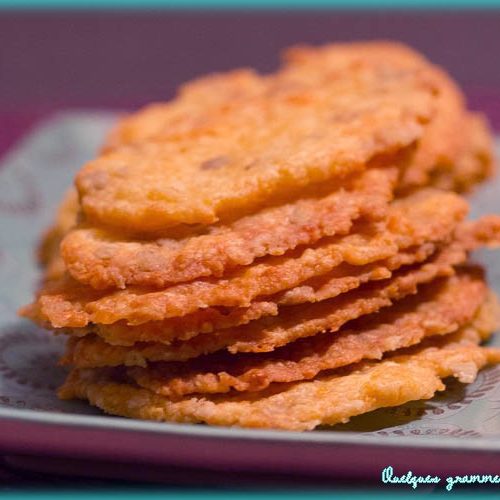 crackers au fromage extra croustillants