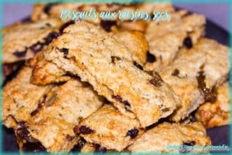 biscuits aux raisins secs