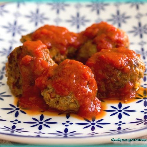 Boulettes de boeuf au chorizo au Thermomix
