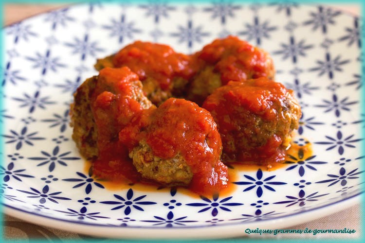 Boulettes de boeuf au chorizo au Thermomix