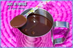 sauce au chocolat de Pierre Hermé pour les amateurs de chocolat noir