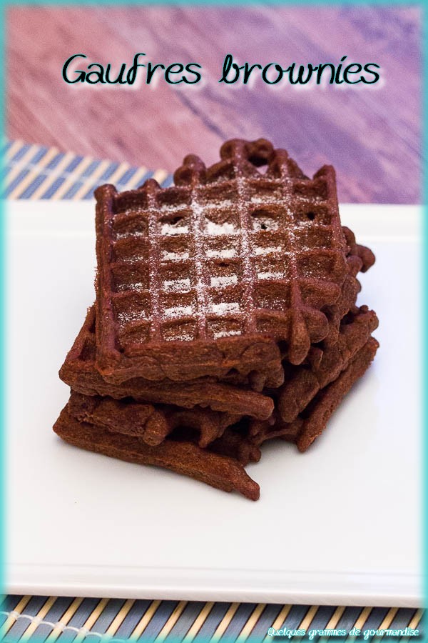 recette de gaufres brownies