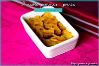 invisible pommes poires à l'Omnicuiseur en portions individuelles