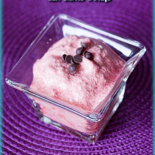 Mousse de fruits rouges aux blancs d'oeufs