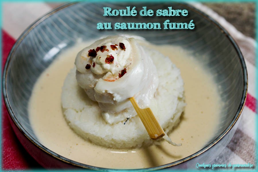 roulé de sabre au saumon fumé à l'Omnicuiseur