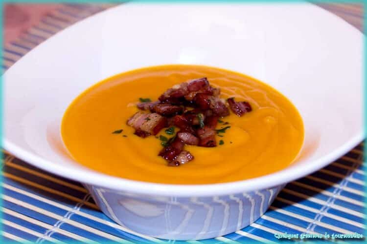 Une recette de velouté de patates douces au lait de coco réalisé au Thermomix