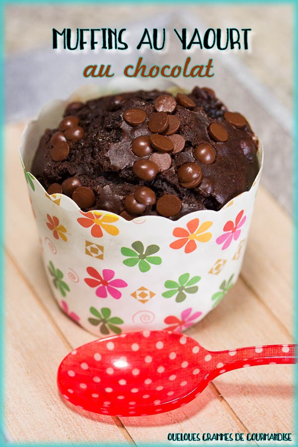 muffins au yaourt au chocolat