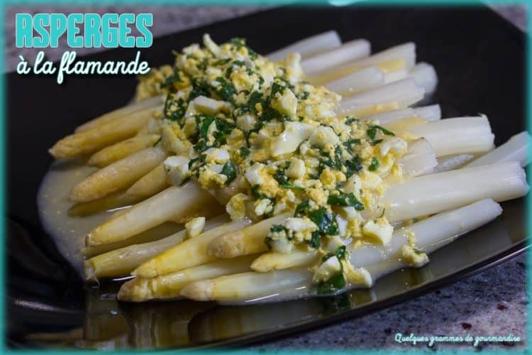 asperges à la flamande (omnicuiseur)