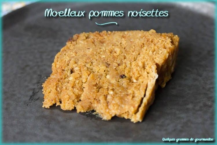 moelleux pommes noisettes