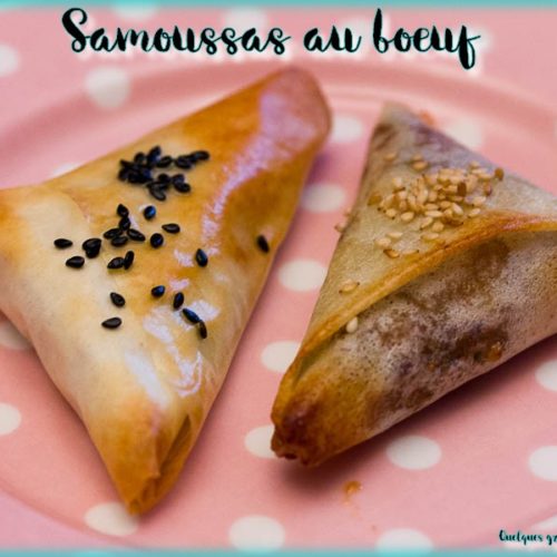 samoussas au boeuf