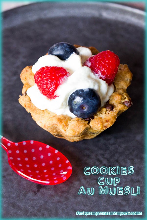 cookies cup au muesli
