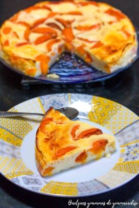 Gâteau aux abricots et fromage blanc