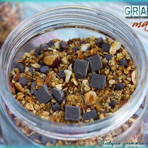 granola sucré maison