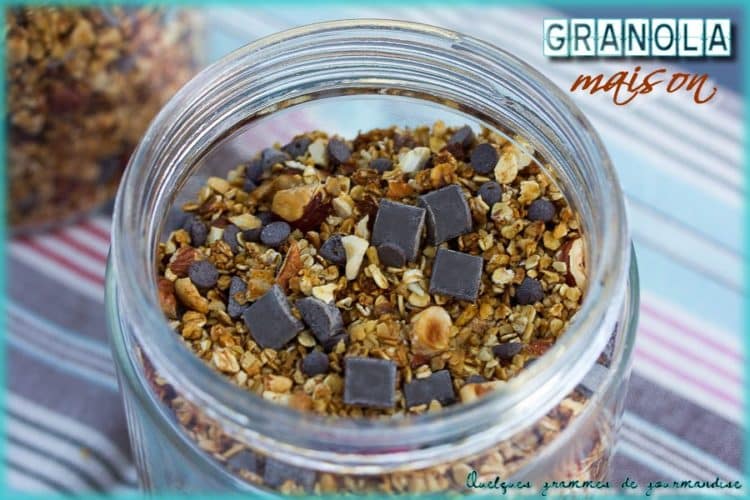 granola sucré maison