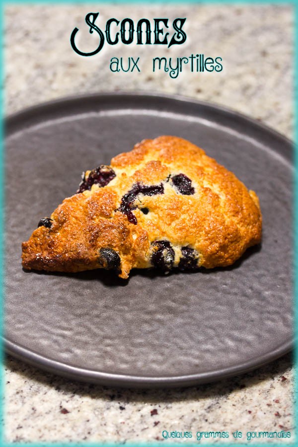 scones aux myrtilles