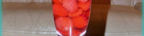 soupe de champagne aux framboises