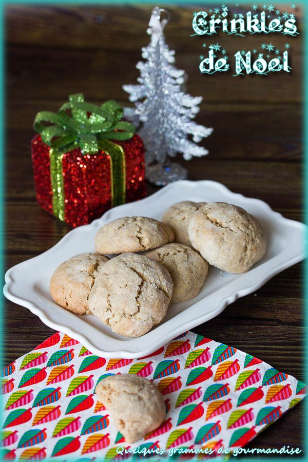 Crinkles de Noël (à l\'orange et au pain d\'épices)