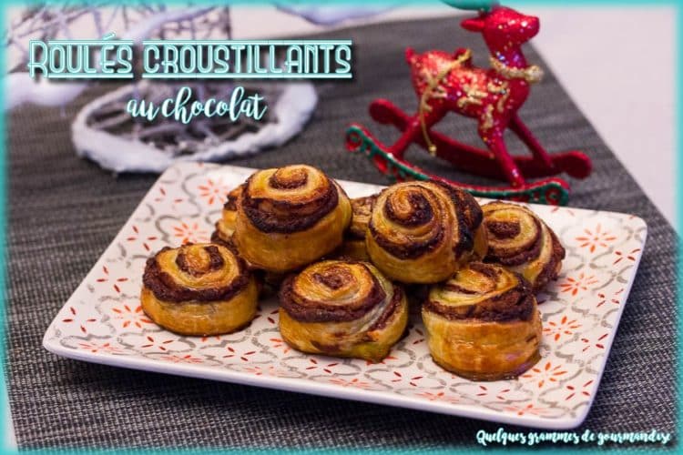roulés croustillants au chocolat
