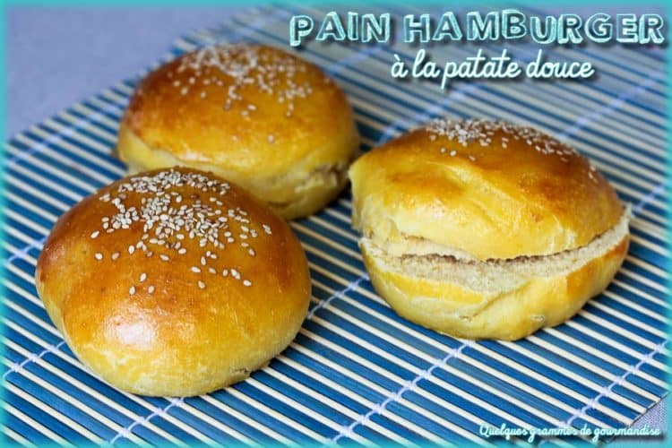 pain hamburger à la patate douce