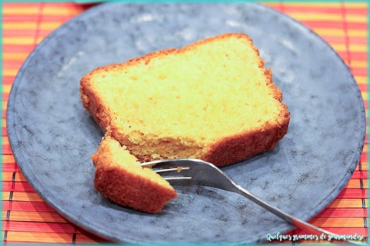 Cake financier à l'orange