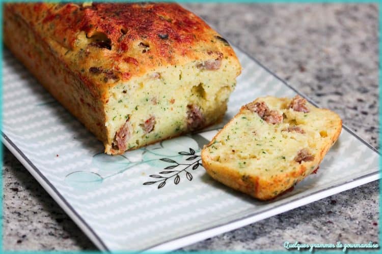 cake à la merguez et au beaufort