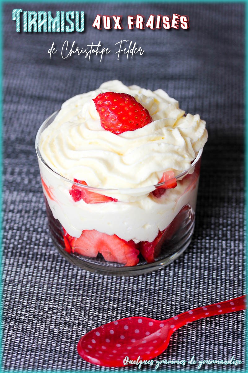 Tiramisu aux fraises