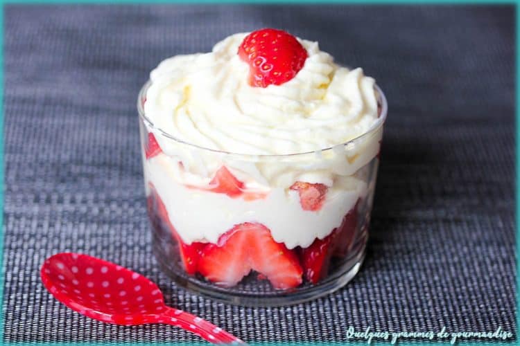 recette de tiramisu aux fraises de Felder