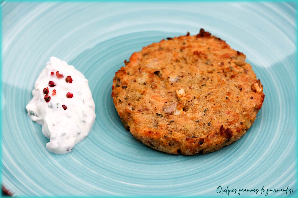 recette de galette de poisson et sa sauce au fromage blanc