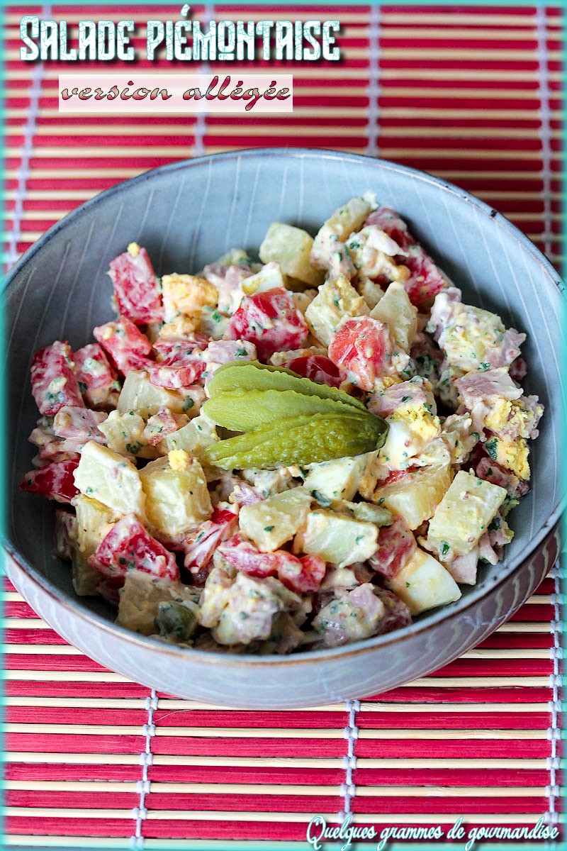 salade piémontaise version allégée