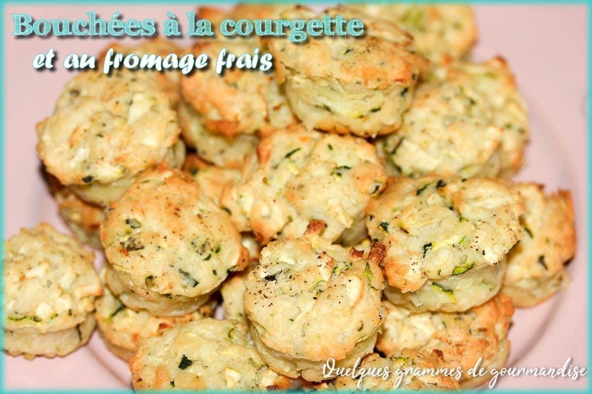 bouchees courgette fromage frais