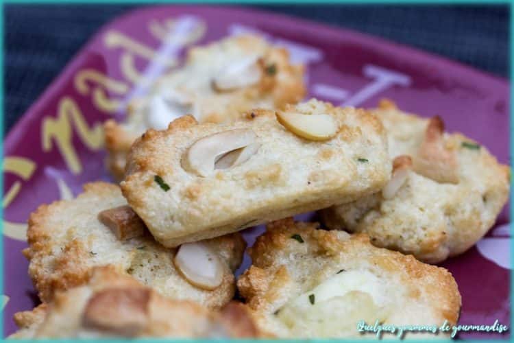 recette de financiers salés au parmesan et basilic