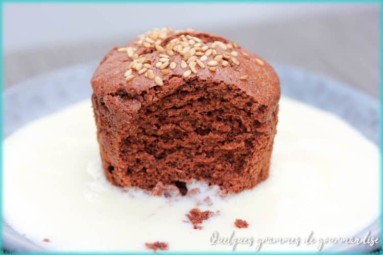 Recette de petit gâteau au chocolat et au sésame