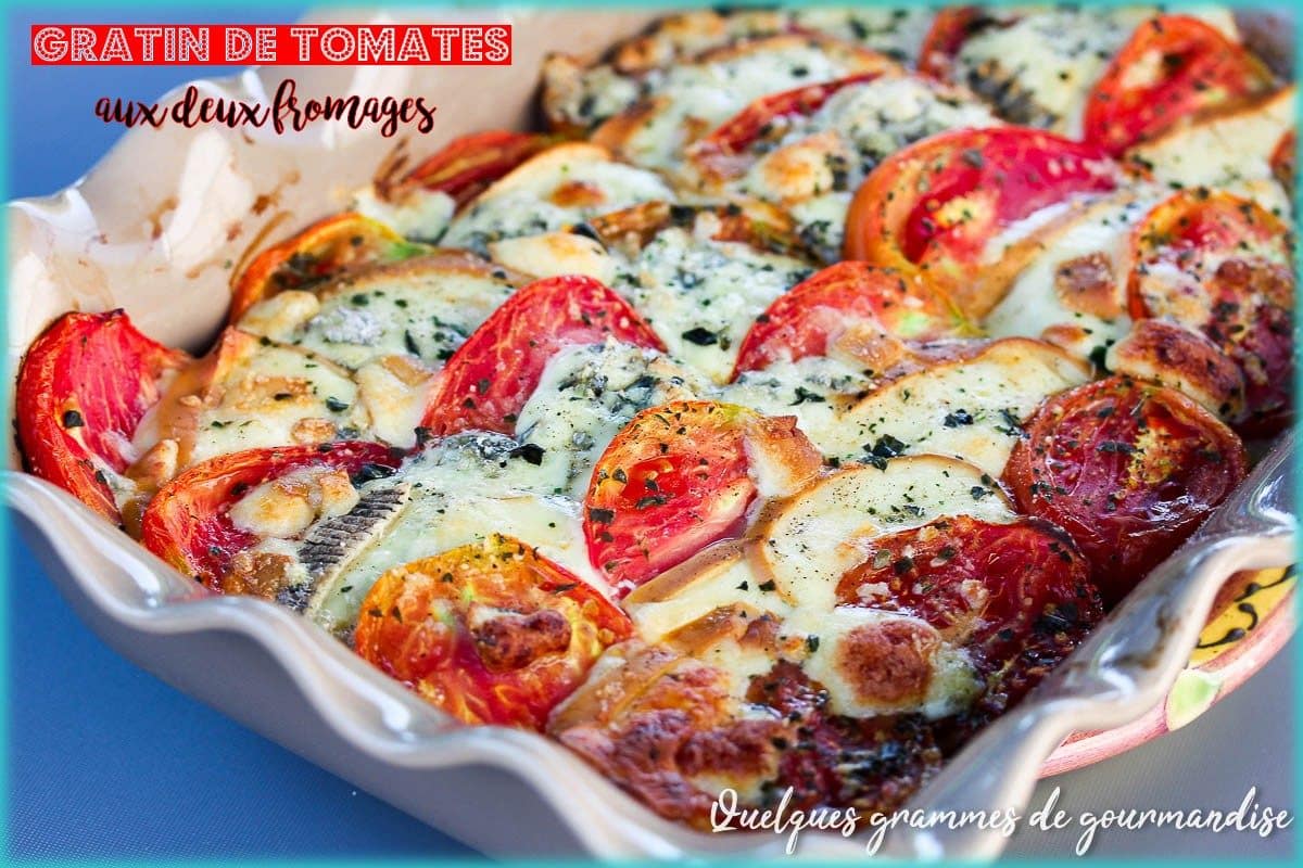 gratin tomates deux fromages
