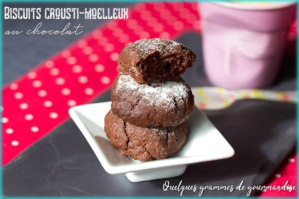biscuits crousti moelleux chocolat