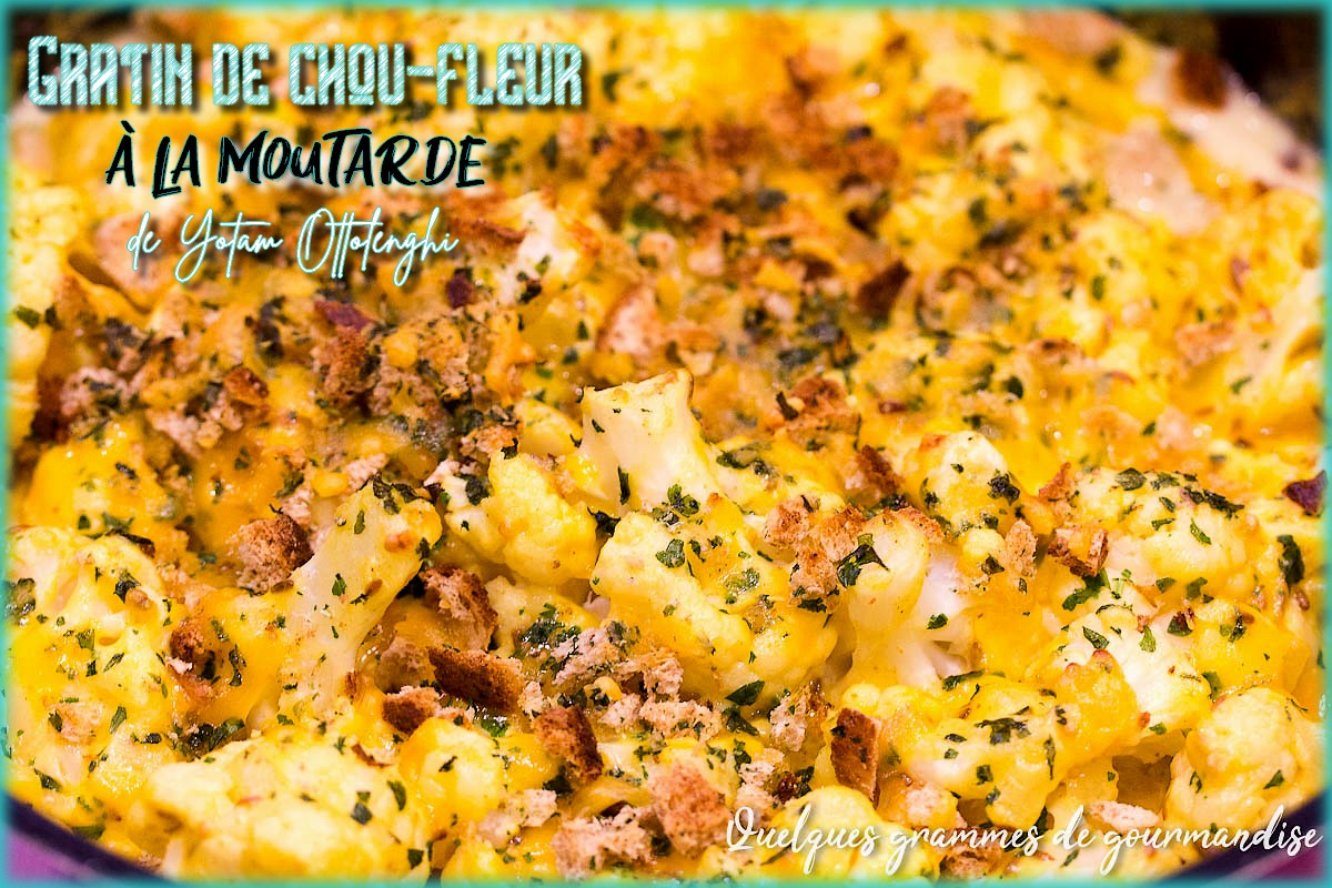 gratin chou fleur moutarde ottolenghi