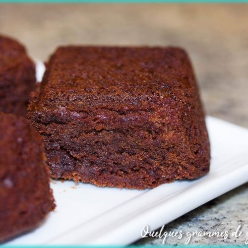 recette de brownies à l'huile de noix