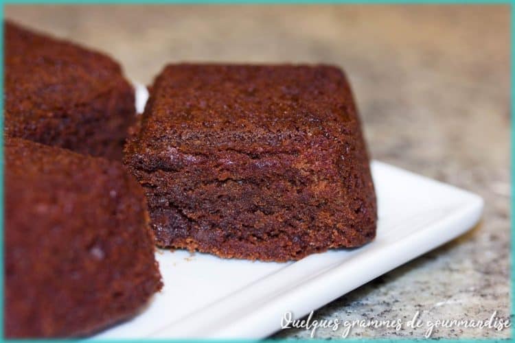 recette de brownies à l'huile de noix