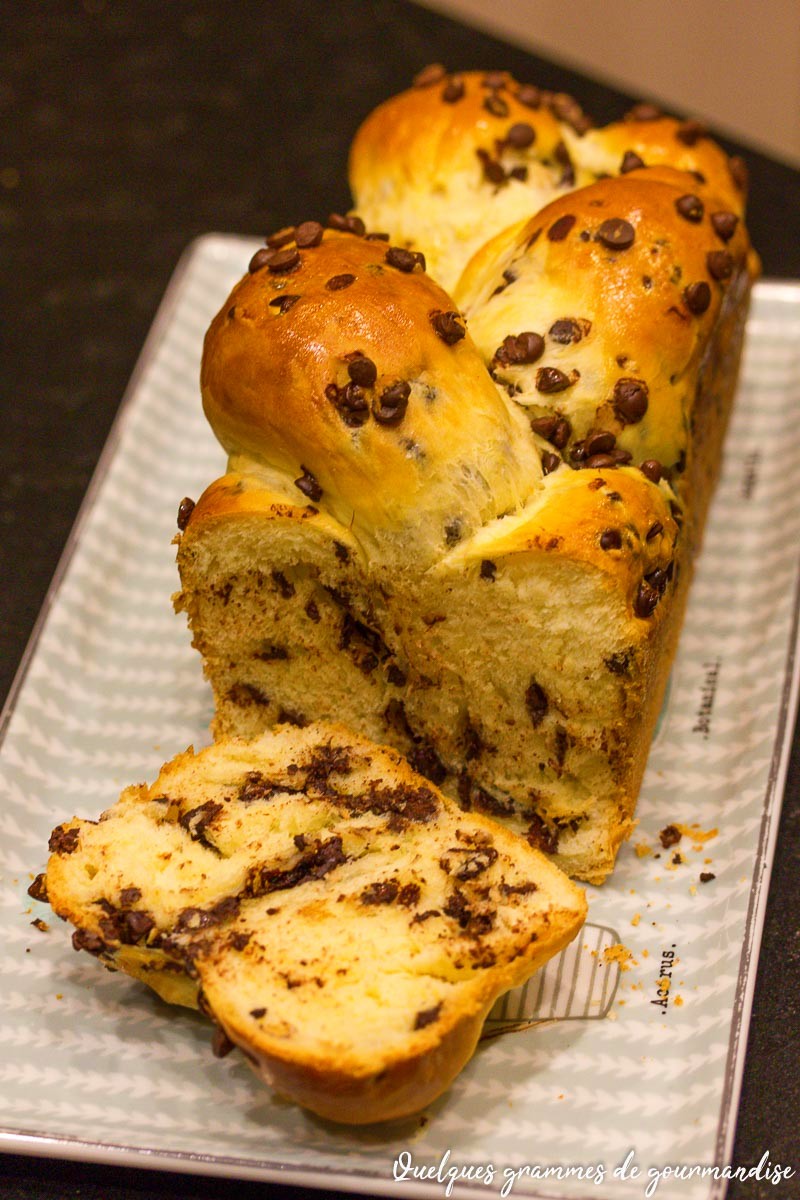 Brioche vendéenne aux pépites de chocolat
