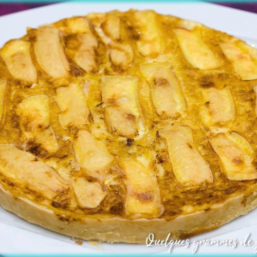 recette de quiche au poireau et au reblochon