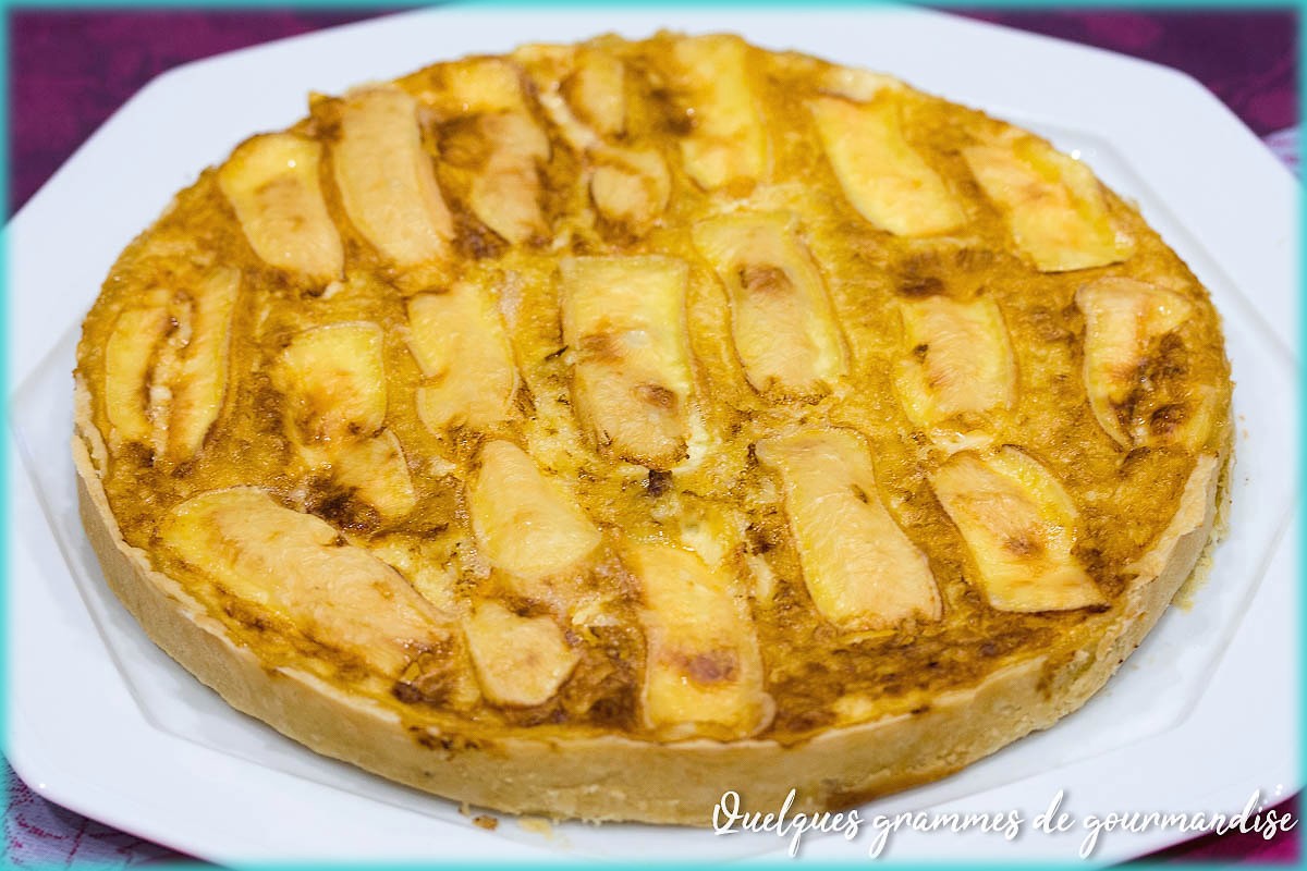 recette de quiche au poireau et au reblochon