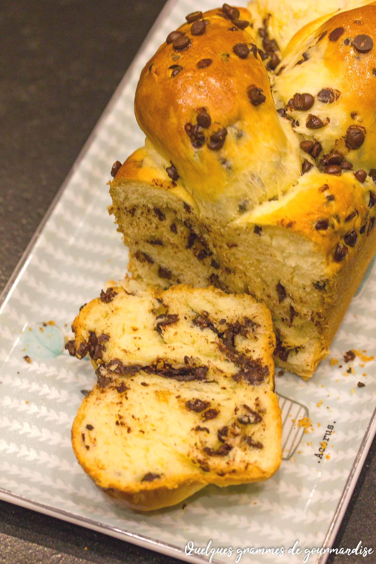 Brioche vendéenne aux pépites de chocolat