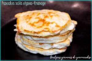 pancakes sales oignon fromage