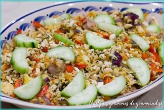 recette de riz frit thaïlandais (khao phat)