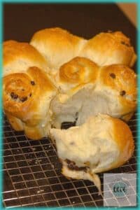 Brioche au sucre perlé et aux pépites de chocolat