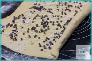 Brioche au sucre perlé et pépites de chocolat