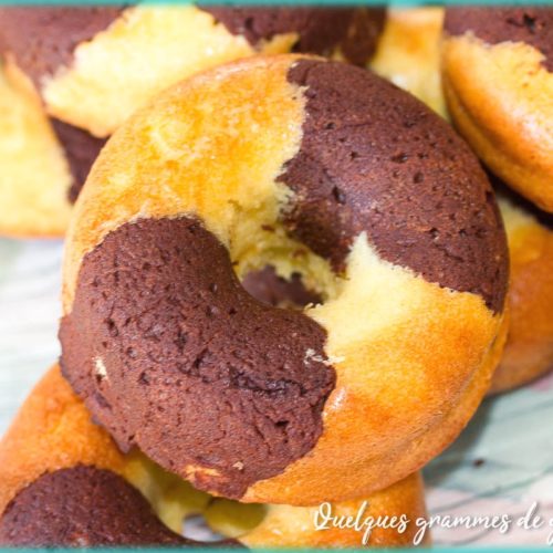 recette de donuts marbrés