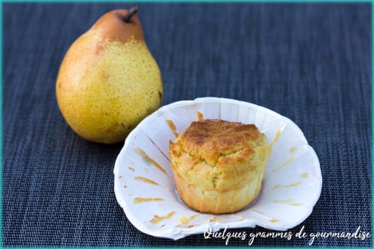 recette de muffins poire roquefort