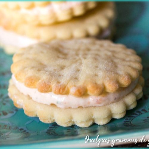 Recette de crackers à la crème de saumon fumé